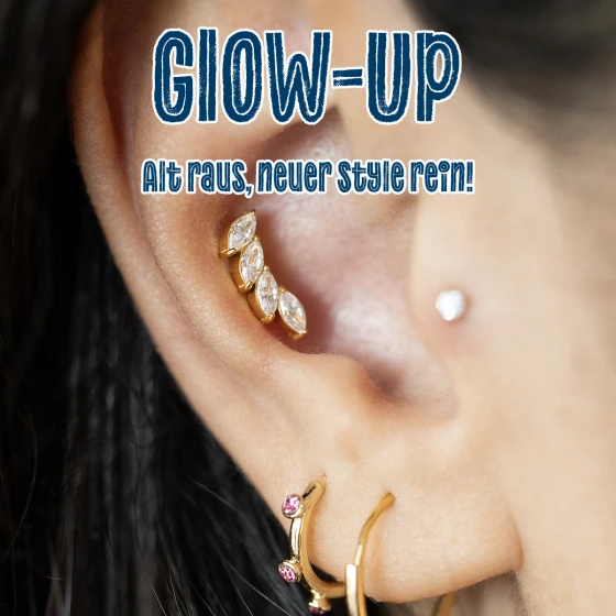Glow Up - Piercingaktion
