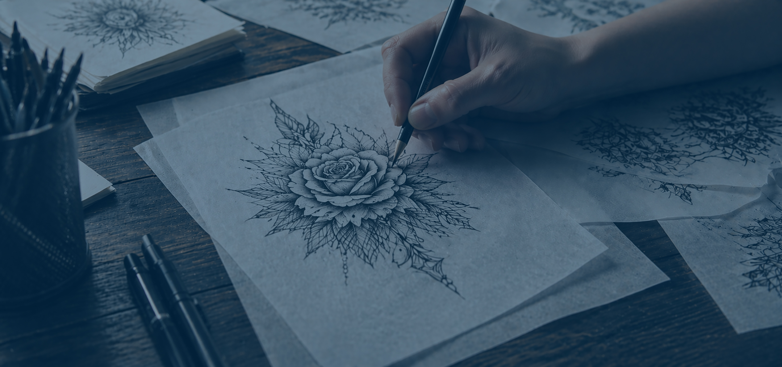 Tattoo und Piercing München Hintergrundfoto